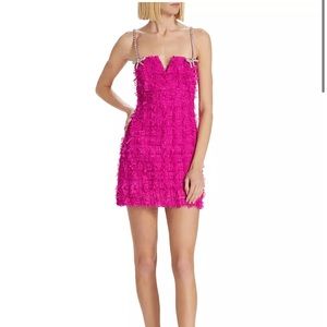 Rebecca Vallance Cherie Amour Crystal-Embellished Minidress